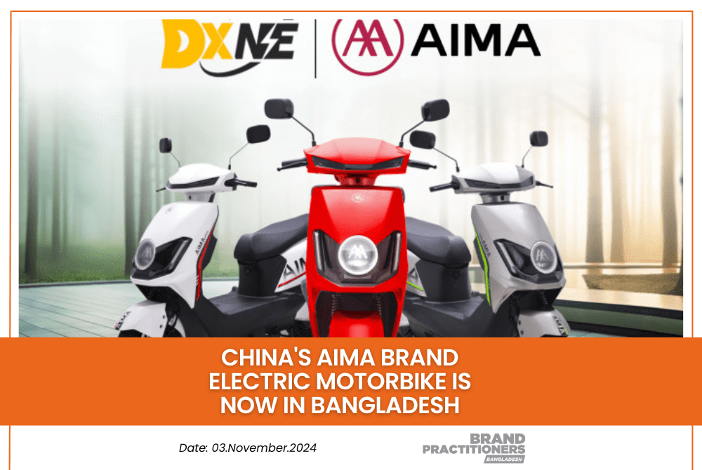 China's AIMA brand electric motorbike is now in Bangladesh