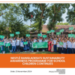 Nestlé Bangladesh's sustainability awareness programme for school children continues