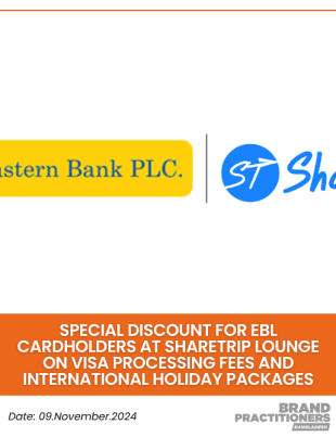 Special Discount for EBL Cardholders at ShareTrip Lounge on Visa Processing Fees and International Holiday Packages