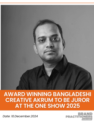 Award Winning Bangladeshi Creative Akrum to be Juror at The One Show 2025