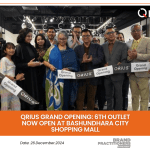 QRiUS Grand Opening: 6th Outlet Now Open at Bashundhara City Shopping Mall