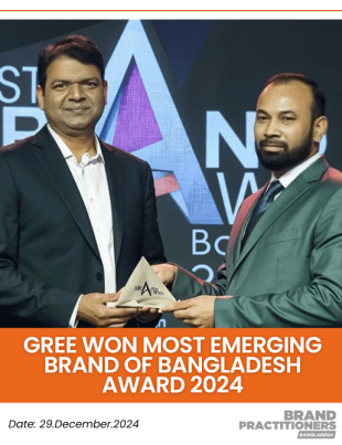 Gree won Most Emerging Brand of Bangladesh Award 2024_web