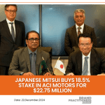 Japanese Mitsui buys 18.5% stake in ACI Motors for $22.75 million_web