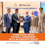 Prime Bank signs payroll agreement with AkijBashir Group