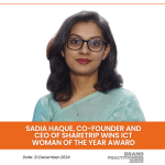 Sadia Haque, Co-founder and CEO of ShareTrip wins ICT Woman of the Year Award