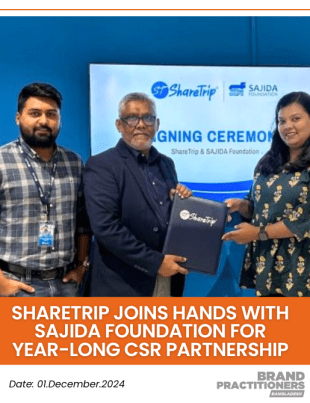 ShareTrip Joins Hands with SAJIDA Foundation for Year-Long CSR Partnership