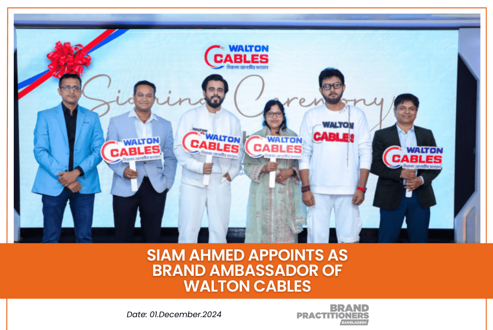 Siam Ahmed appoints as Brand Ambassador of Walton Cables