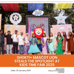 Shokti+ Mascot Lion Steals the Spotlight at Kids Time Fair 2025