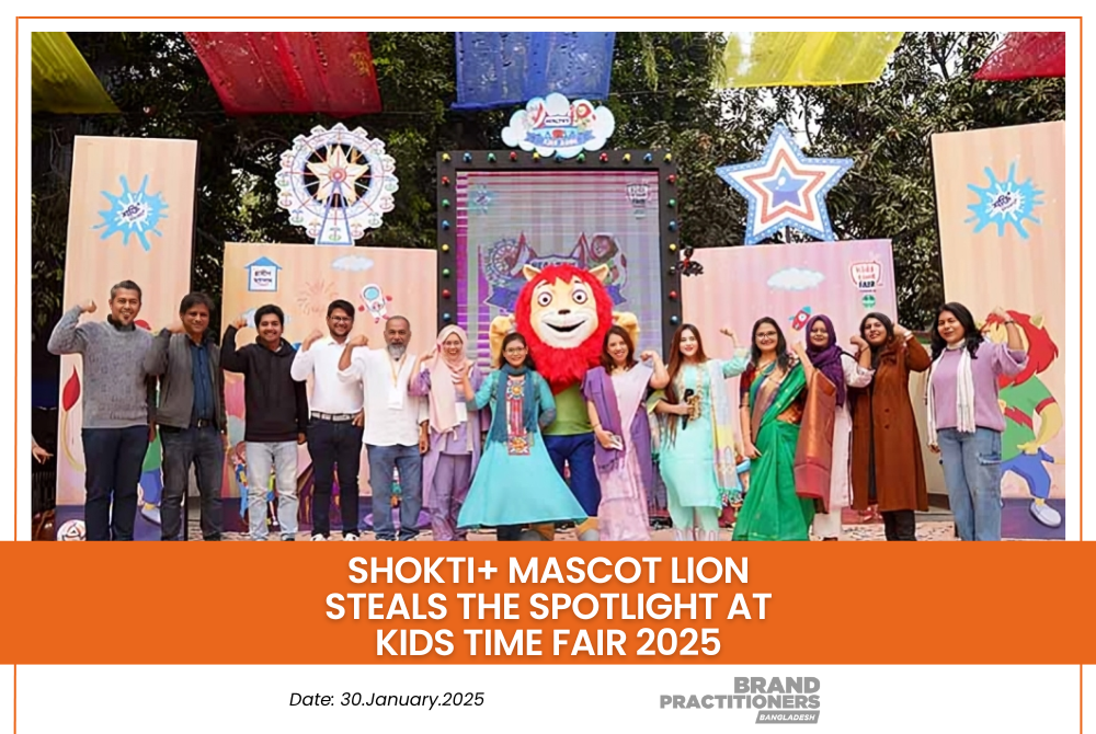 Shokti+ Mascot Lion Steals the Spotlight at Kids Time Fair 2025