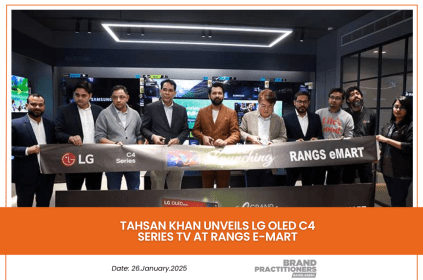 Tahsan Khan Unveils LG OLED C4 Series TV at Rangs e-Mart