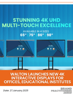 Walton launches new 4K interactive displays for offices, educational institutes_web