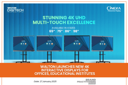 Walton launches new 4K interactive displays for offices, educational institutes_web