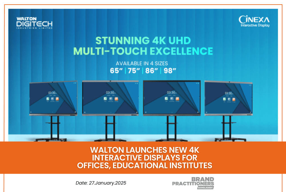 Walton launches new 4K interactive displays for offices, educational institutes_web