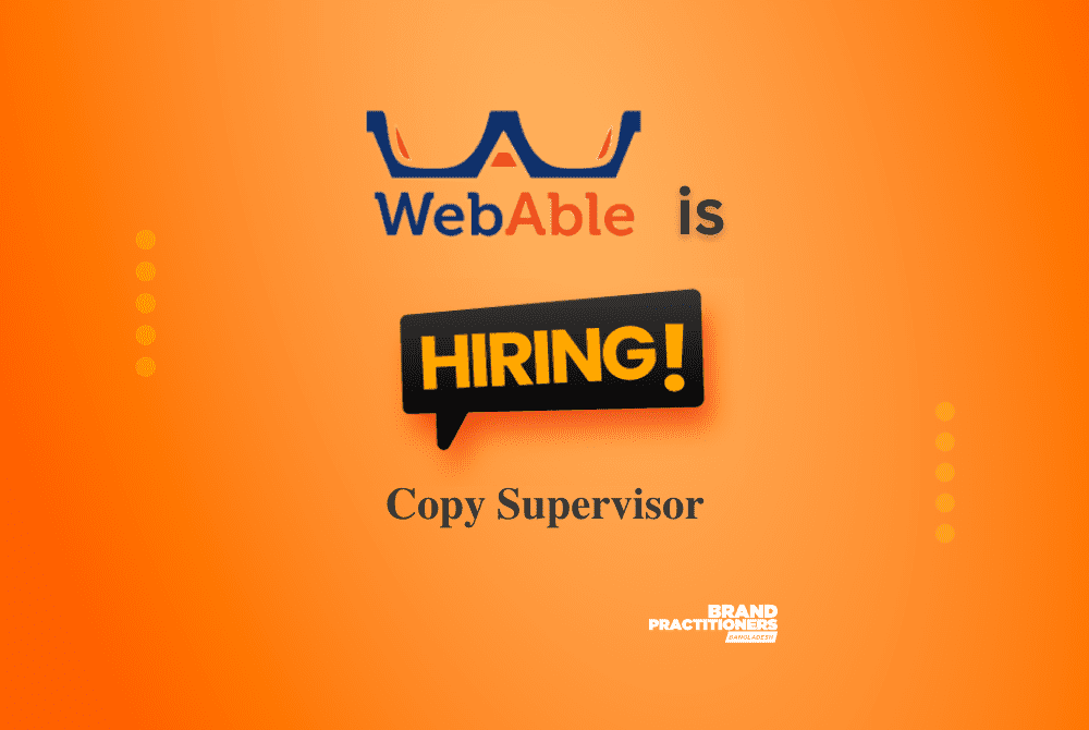 WebAble is hiring 𝐂𝐨𝐩𝐲 𝐒𝐮𝐩𝐞𝐫𝐯𝐢𝐬𝐨𝐫