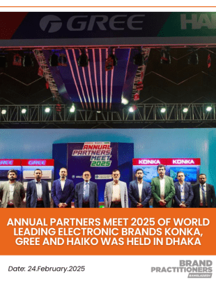 Annual Partners Meet 2025 of World Leading Electronic brands Konka, Gree and Haiko was held in Dhaka