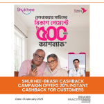 Shukhee-bKash Cashback Campaign Offers 20% Instant Cashback for Customers