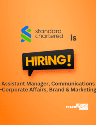 Standard Chartered PLC is  hiring Assistant Manager, Communications- Corporate Affairs, Brand & Marketing