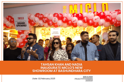 Tahsan Khan and Nadia inaugurate MICLO's new showroom at Bashundhara City