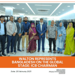 Walton represents Bangladesh on the global stage ICB Chairman