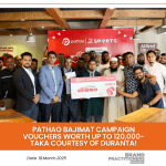 Pathao Bajimat Campaign Vouchers worth up to 120,000-taka courtesy of Duranta!