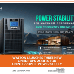 Walton launches Three New Online UPS Models for Uninterrupted Power Supply