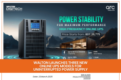 Walton launches Three New Online UPS Models for Uninterrupted Power Supply