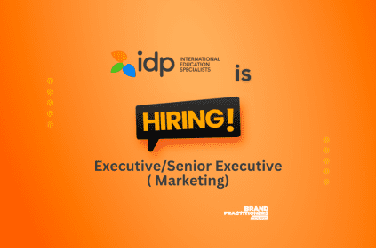 IDP is hiring Executive/Senior Executive - Marketing