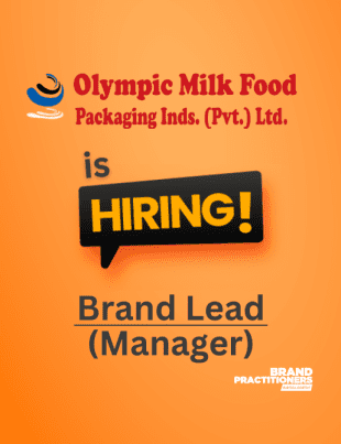 Olympic Milk Food Packaging Inds. (Pvt.) Ltd. is looking for Brand Lead (Manager)