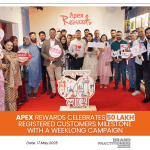 Apex Rewards Celebrates 50 Lakh Registered Customers Milestone with a Weeklong Campaign
