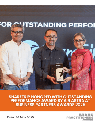 ShareTrip Honored with Outstanding Performance Award by Air Astra at Business Partners Awards 2025_web_content