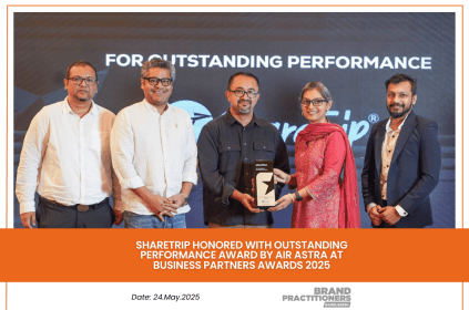 ShareTrip Honored with Outstanding Performance Award by Air Astra at Business Partners Awards 2025_web_content