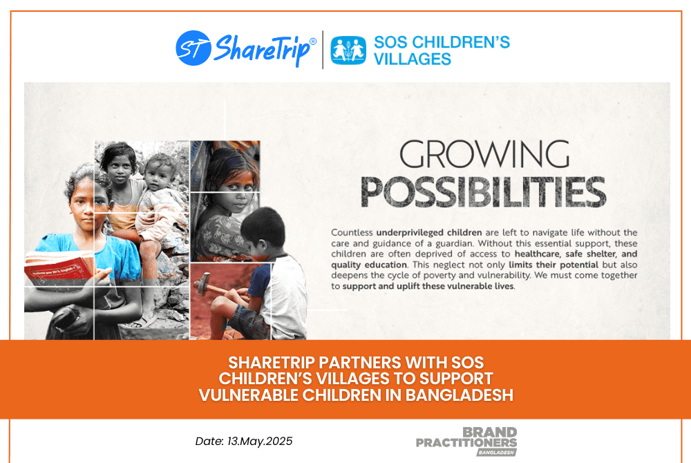 ShareTrip Partners with SOS Children’s Villages to Support Vulnerable Children in Bangladesh_13.May.2025