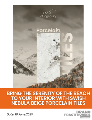 Bring the Serenity of the Beach to Your Interior with SWISH Nebula Beige Porcelain Tiles_web