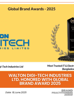 Walton Digi-Tech Industries Ltd. honored with Global Brand Award 2025_web