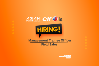 Asian Petroleum Limited ELF Lubricants is hiring Management Trainee Officer Field Sales