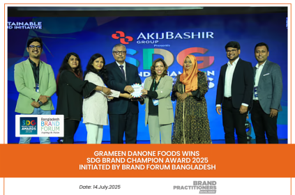 Grameen Danone Foods Wins SDG Brand Champion Award 2025 initiated by Brand Forum Bangladesh_PR