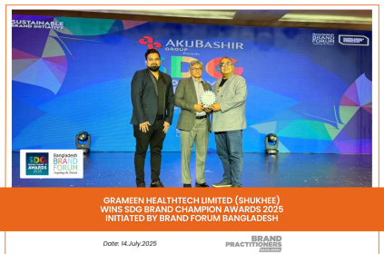 Grameen HealthTech Limited (Shukhee) wins SDG Brand Champion Awards 2025 initiated by Brand Forum Bangladesh_PR