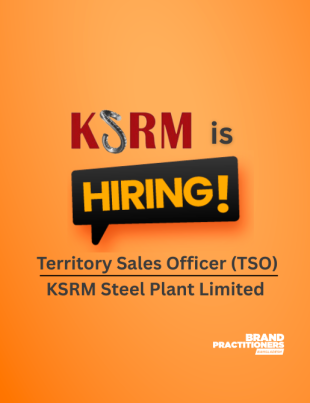 KSRM Steel is hiring Territory Sales Officer TSO