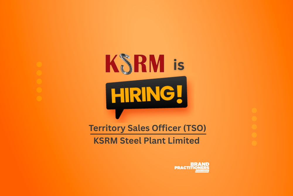 KSRM Steel is hiring Territory Sales Officer TSO