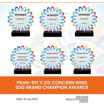 PRAN-RFL’s six concern wins SDG Brand Champion Awards_PR_Final
