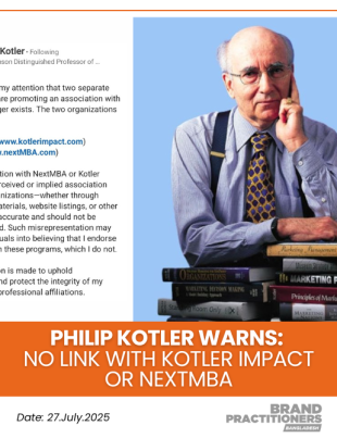 Philip Kotler Warns No Link with Kotler Impact or NextMBA_web