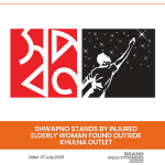 Shwapno stands by injured elderly woman found outside Khulna outlet_web