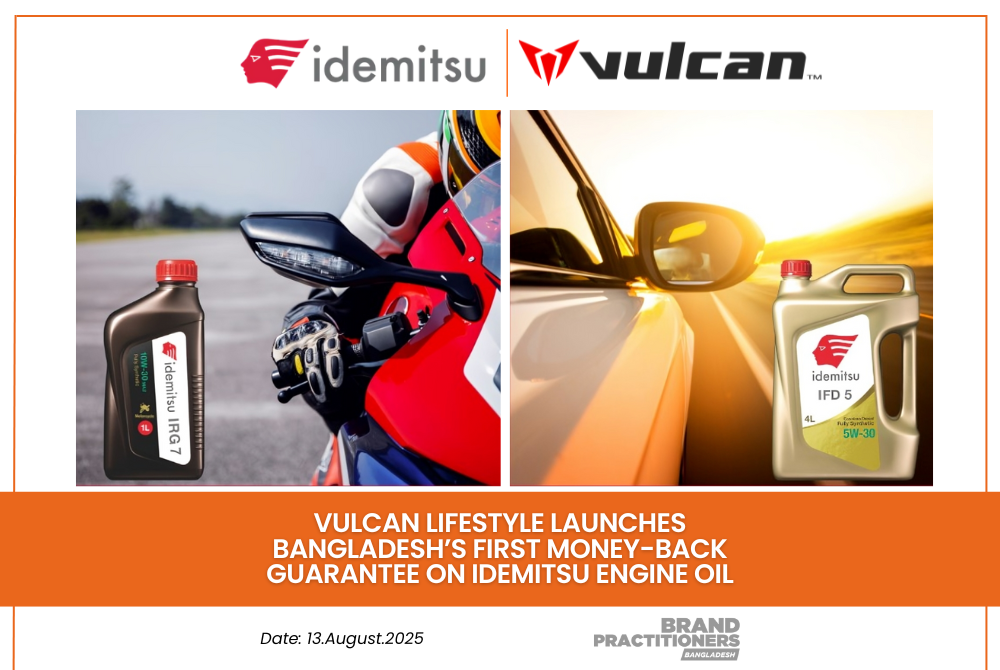 Vulcan Lifestyle Launches Bangladesh’s First Money-Back Guarantee on Idemitsu Engine Oil_web