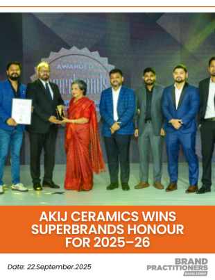 Akij Ceramics Wins Superbrands Honour for 2025–26_web