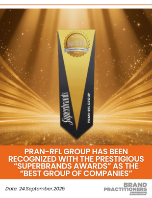 PRAN RFL Group has been recognized with the prestigious Superbrands Awards as the Best Group of Companies web