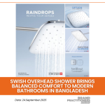 SWISH Overhead Shower Brings Balanced Comfort to Modern Bathrooms in Bangladesh_web