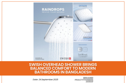 SWISH Overhead Shower Brings Balanced Comfort to Modern Bathrooms in Bangladesh_web