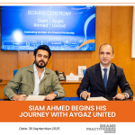 Siam Ahmed Begins His Journey with Aygaz United_web