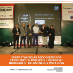 Super Star Solar Recognized for Excellence in Renewable Energy at Bangladesh Clean Energy Week 2025_web