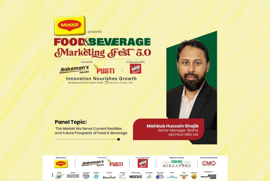 Mahbub Hossain Sajib speaker of Maggi Food & Beverage Marketing Fest 5.0 Powered by Bakeman’s & PUSTI in Association with Mojo Mahbub Hussain Shajib_FBMF 5.0